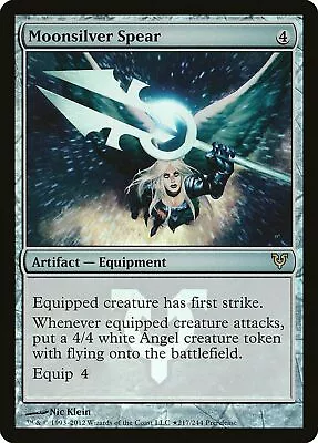 FOIL Moonsilver Spear  Avacyn Restored MTG LP/NM • $2.56