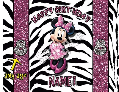 Minnie Mouse Edible Birthday Cake Or Cupcake Toppers Picture Sheet Paper Sugar • $20