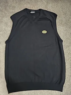 Nike Golf Wool Blend Knit Sweater Vest Black Size L • $26.30