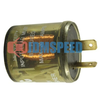 $7.88 • Buy Flasher 12V 2-Pin Variable Car LED Turn Signal Light Blinker Relay EF32 20 Amps 