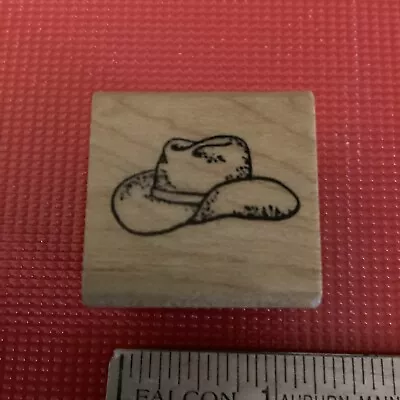 M6 Embossing Arts Rubber Stamps Tiny Cowboy Hat • $6.50