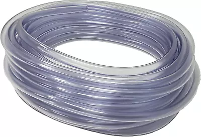 50ft Food Grade Crystal Clear Vinyl Tubing 3/8inch Id X 1/2inch • $30.73