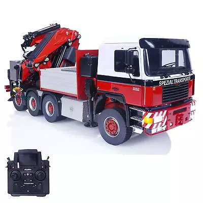 1/14 F2000 8X8 RC Hydraulic Construction Crane Car F1650 Light Sound PL18EV Lite • $13049.96