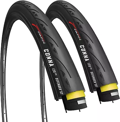 Pair 700 X 25C Tire Foldable 120 TPI For Racing Touring Cycling All Season Bicyc • $69.99