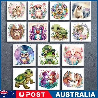 $7.69 • Buy 5D Full Drills Diamond Painting Animal Embroidery Picture Art Cross Stitch Decor
