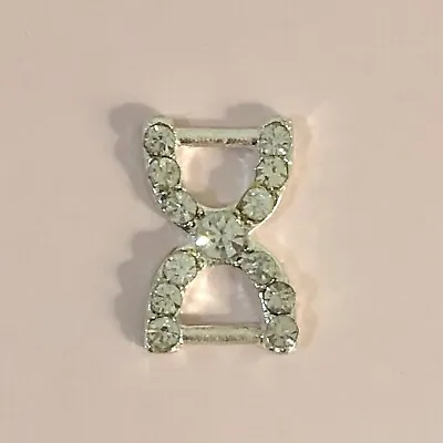 £1 • Buy EMBELLISHMENTS ~ Diamante Buckles ~ Crystal Pearl Craft Gems For Ribbon