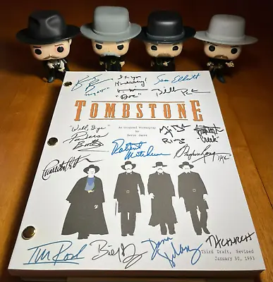 Tombstone Script Cast-Signed - Autograph Reprints - 135 Pages - Kurt Russell • $24.99