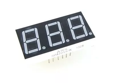 0.56  3 Digit 7-Segment Red LED • $0.99