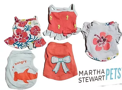 Martha Stewart Pets Summer Dresses And Beach Outfits Lot Of 5 In Size Xtra Small • $24.95