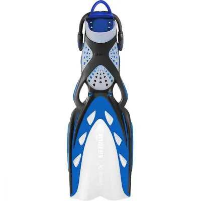 Mares X-Stream Open Heel Fins With Bungee Straps Black/Blue • $251.95