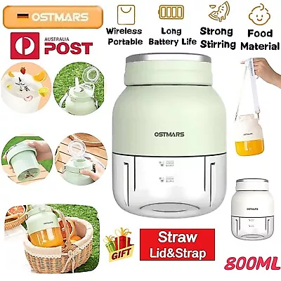 OSTMARS Electric Juicer Fruit Blender Travel Mixer Bottle Portable Rechargeable • $63.43