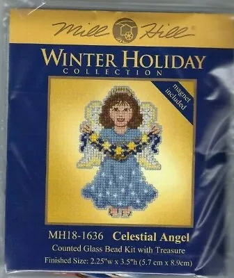 Christmas Celestial Angel Winter Holiday Kit With Treasure By Mill Hill • $11.50