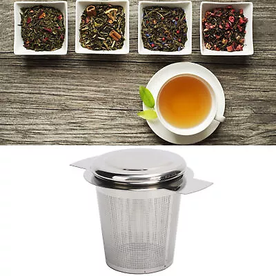 (Stainless Steel)Tea Strainer Loose Leaf Tea Infuser Basket Fine Mesh Filter AOS • $9.27