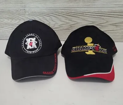 Lot Of 2 Miami Heat 2006 NBA Champions 20 Years Hat Cap Season Ticket Holder • $24.99