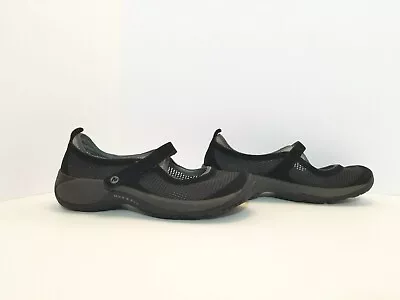 MERRELL Ortholite Qform Encore Strap Black Mary Jane Shoes Women's Sz 8M J66740 • $24.99