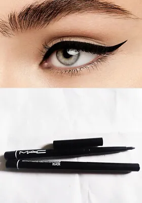 Lot Of 2 MAC Black Eyeliner Retractable Waterproof Pencil W/ Vitamin A&E  !! • $7.99