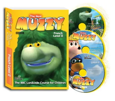BBC The New MUZZY French Level2 Premier Edition3DVD Set Language Learning Course • £85
