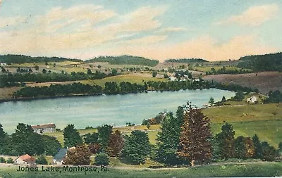 MONTROSE PA – Jones Lake - 1908 • $6.53