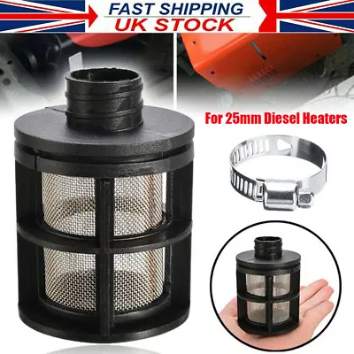 25mm Air Intake Filter Silencer For Webasto Eberspacher Manifold Diesel Heaters • £5.69