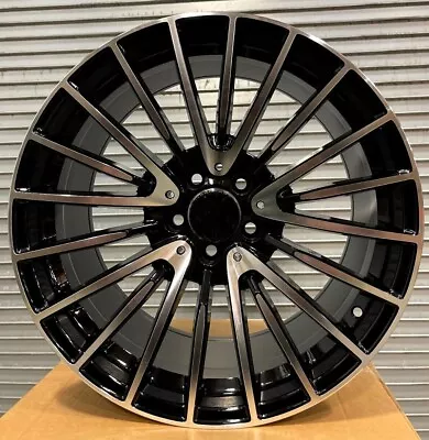 4pc - 18x8.5 BLACK MACHINE AMG STYLE WHEELS RIMS FIT MERCEDES BENZ C300 CLA 250 • $900