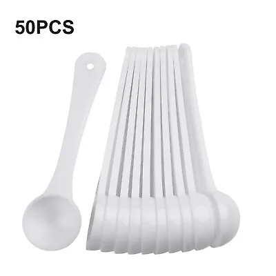 1 Gram 1g Or 1ml Plastic Measuring Spoon Scoop Food Baking Medicine Powder 50X • £7.09