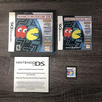 Namco Museum DS Nintendo 2007 Pac-Man Galaga Game Case Manual Complete Free Ship • $14.99