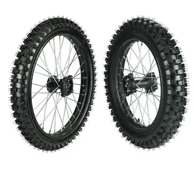 16  19  Wheel 90/100-16 70/100-19 Tire Rim Disc Brake Pit Bike For CRF150 TTR125 • $241.26