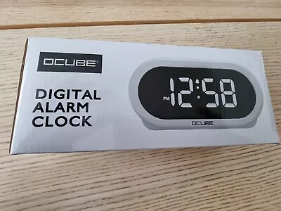 OCUBE LED Digital Alarm Clock With 5 Optional AlarmsBrightness Dimmer Snooze • £12.99