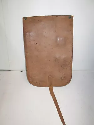 World War 2 Leather Map Case - WW2 - Marked US J.O.M.D. 1944 E.N.S.  • $89