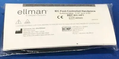 NEW Ellman IEC-HP1 Foot-Controlled RF Handpiece - Reusable! • $265.95