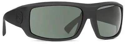 Von Zipper Clutch Sunglasses - Black Satin / Wildlife Vintage Grey Polar - New • $160