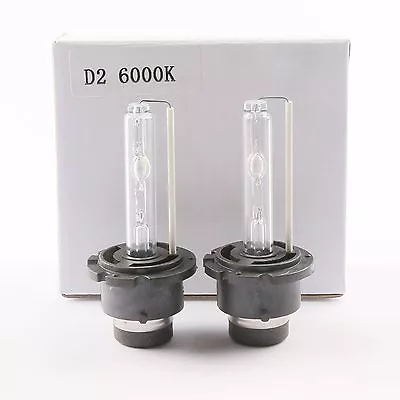 NEW D2S D2R D2C 6000K White HID Xenon Bulbs Replace Factory HID Headlights Pair • $13.95