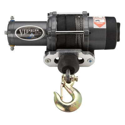 $431.99 • Buy VIPER Elite 6000lb UTV Winch Kit W/ BLACK Synthetic Rope - 2014-2020 RZR Turbo S