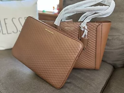 £181.47 • Buy Michael Kors Kali Large Satchel Ipad Case Tote Handbag Bag Purse LOT NWT $678 MK