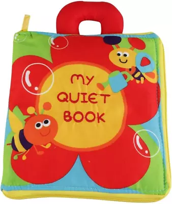 Baby Quiet Books - Ultra Soft Baby Book Touch And Feel Cloth Book 3D Fabric Bo • £19.64