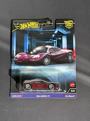 HOT WHEELS PREMIUM 2024 CAR CULTURE EXOTIC ENVY - McLAREN F1 #5/5 • $17.95