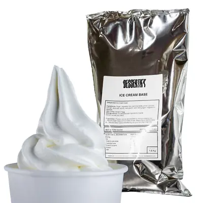 Classic Ice Cream Powder Mix 1.6Kg - Luxury Soft Serve For Ice Cream Machines • £19.96