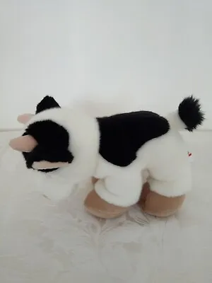 NBCS Black & White Cow  Soft Toy Plush. 10  Long (LL) • £4.99