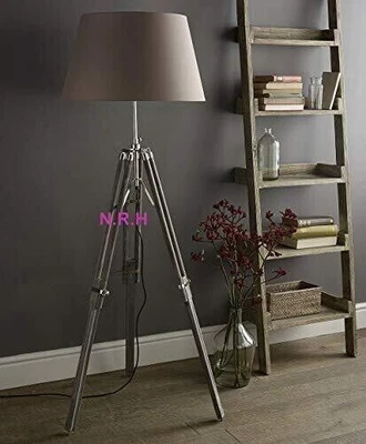 £83.38 • Buy Vintage Classic Gray Tripod Floor Lamp Nautical Floor Lamp Home Decor Lamp