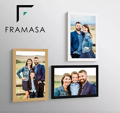 Photo Frames Poster Frames 40x50cm 40x30cm  70X50CM 80X60CM Black White Oak (UK) • £44.60