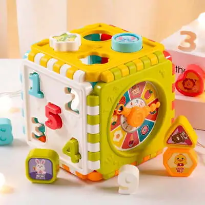 1-2 Years Old Boys & Girls Holiday Toddler Toys 6 In 1 Baby Shape Sorter Toys AU • $19.89