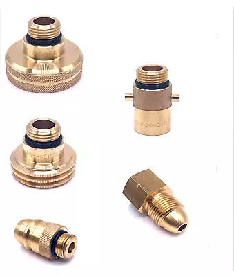 GPL LPG Filling Point TRAVEL  Adapters Set Of 5 FOR ALL Europe GAS BOTTLE Pol • $62.65