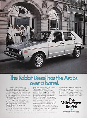 1980 VOLKSWAGEN VW RABBIT DIESEL SEDAN Vintage Ad ~ RARE CDN Ad ~ FREE SHIPPING! • $18.88
