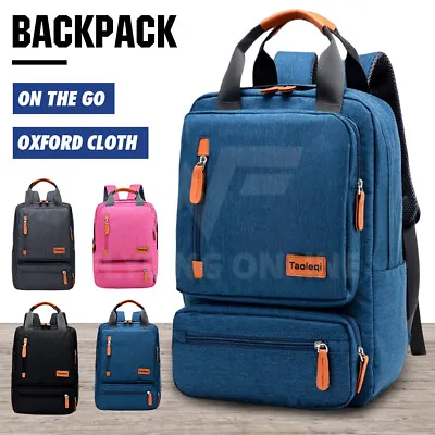 $26.95 • Buy Mens Women Large Capacity Oxford Backpack Laptop Notebook School Travel Bag