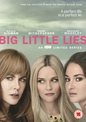 Big Little Lies DVD (2017) Reese Witherspoon Cert 15 3 Discs Fast And FREE P & P • £2.78