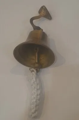 Solid Brass 4 Inch Door/wall/ship Bell With Rope  • $64.99