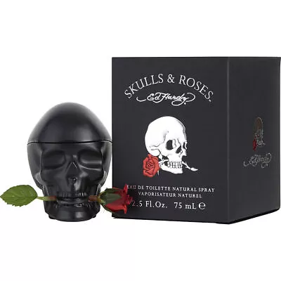 Ed Hardy Skulls And Roses EDT Spray 2.5 Fl Oz For Men By Christian Audigier • $23.45