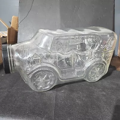 Libbey Large 5 Gallon Glass Car Automobile Container Jar 20  X 10  X 9  Vintage  • $139.99