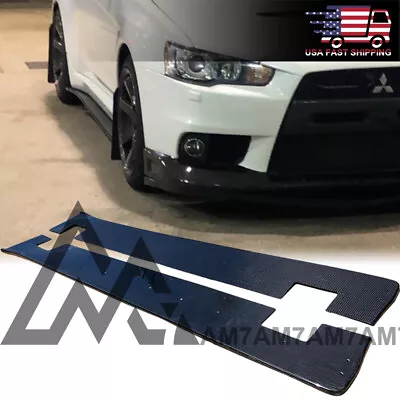 For 2008 2009 2010 2011 2012 2013 2014 2015 EVO X Carbon Fiber Side Extensions • $465