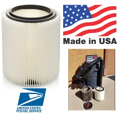 Replacement Shop Vac Filter For Sears Craftsman 5+ 6 8 12 16 Gallon. Wet Dry Vac • $295.79